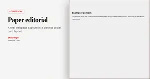 Éditorial papier